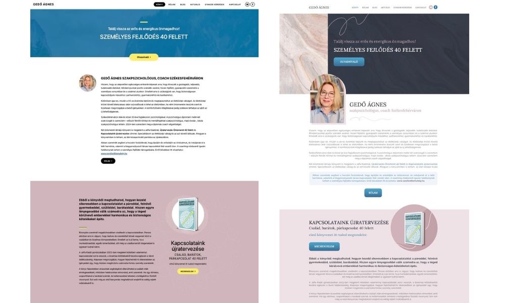 Gedő Ágnes webdesign