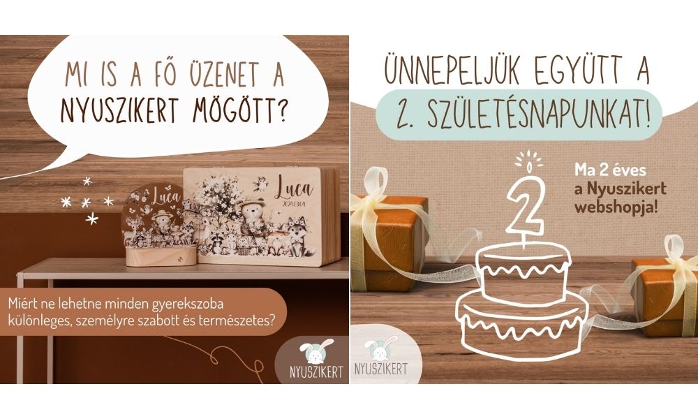 Nyuszikert kreatív anyagok